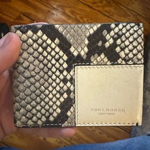 Snakeskin Tory Burch Wallet